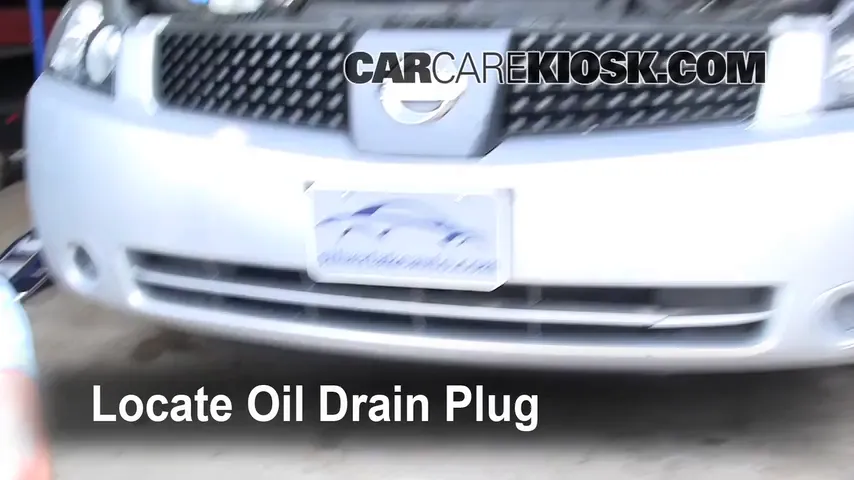 2006 Nissan Quest S 3.5L V6 Oil Change Oil and Oil Filter